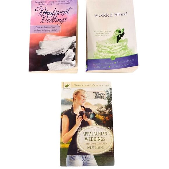 Weddings Romance Love Collection Novels Paperback Book Bundles Set of 3 - Picture 1 of 6